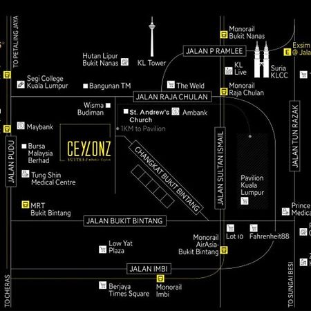 Ceylonz Suites Kuala Lumpur, Roam المظهر الخارجي الصورة